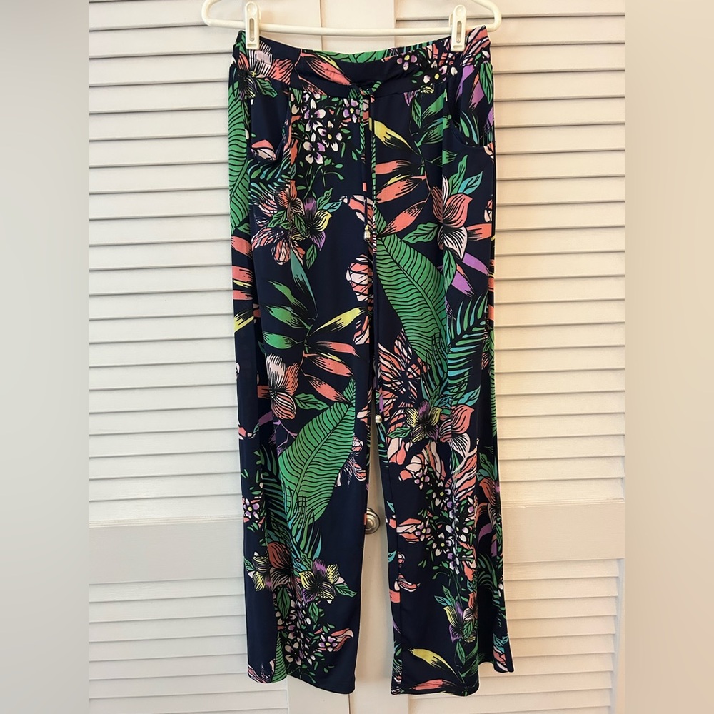 Beach pants!!! Awesome knit colorful pants with drawstring